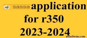 application for r350 2023-2024