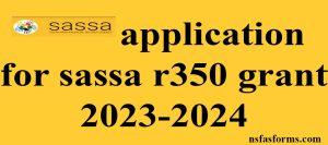 application for sassa r350 grant 2023-2024