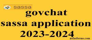 govchat sassa application 2023-2024