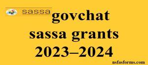 govchat sassa grants 2023–2024