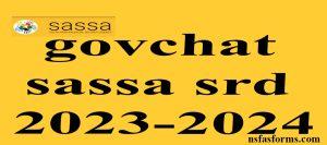 govchat sassa srd 2023-2024