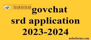 govchat srd application 2023-2024
