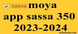 moya app sassa 350 2023-2024