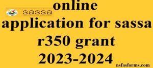 online application for sassa r350 grant 2023-2024