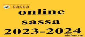 online sassa 2023-2024