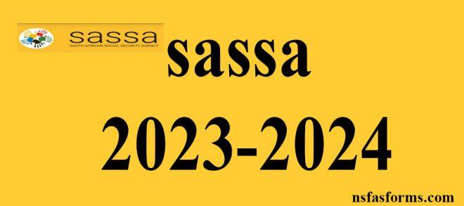 Sassa 2023 2024 Nsfas And Universities Online Application 7664