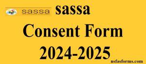 sassa Consent form 2024-2025