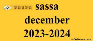 sassa december 2023-2024