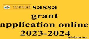 sassa grant application online 2023-2024