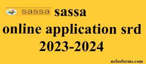 sassa online application srd 2023-2024