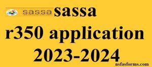 sassa r350 application 2023-2024