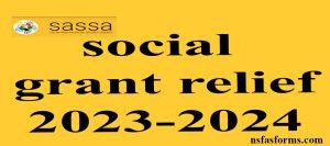 social grant relief 2023-2024