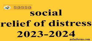 social relief of distress 2023-2024