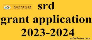 srd grant application 2023-2024