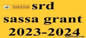 srd sassa grant 2023-2024