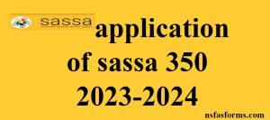 application of sassa 350 2023-2024