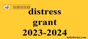 distress grant 2023-2024