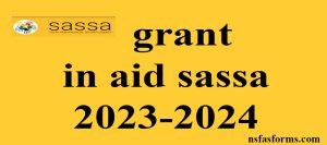 grant in aid sassa 2023-2024