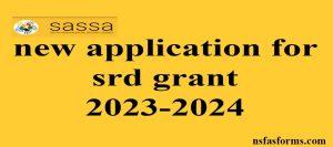 new application for srd grant 2023-2024