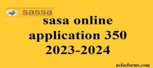sasa online application 350 2023-2024