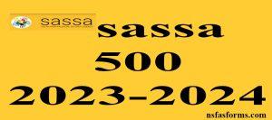 sassa 500 2023-2024