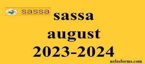 sassa august 2023-2024