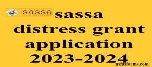 sassa distress grant application 2023-2024