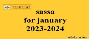 sassa for january 2023-2024