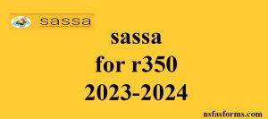 sassa for r350 2023-2024