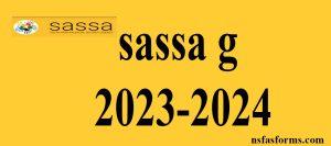 sassa g 2023-2024