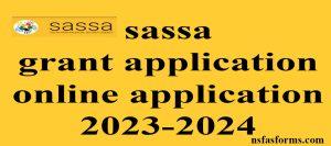 sassa grant application online application 2023-2024
