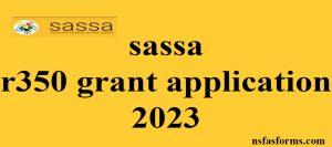 sassa r350 grant application 2023