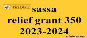 sassa relief grant 350 2023-2024