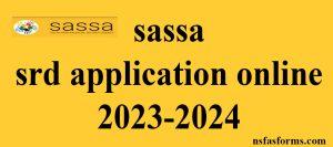 sassa srd application online 2023-2024
