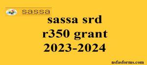 sassa srd r350 grant 2023-2024