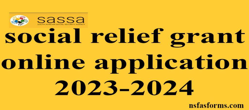 Social Relief Grant Online Application 2023 2024   Social Relief Grant Online Application 2023 2024 1024x455 