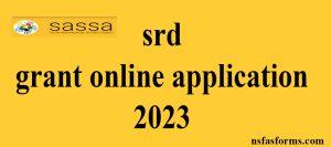 srd grant online application 2023