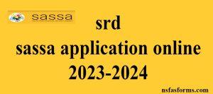 srd sassa application online 2023-2024