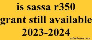 is sassa r350 grant still available 2023-2024