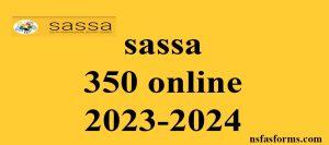 sassa 350 online 2023-2024