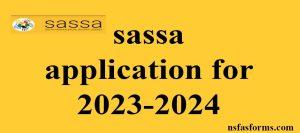 sassa application for 2023-2024