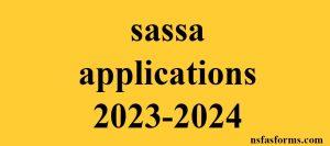 sassa applications 2023-2024