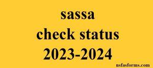 sassa check status 2023-2024