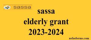 sassa elderly grant 2023-2024