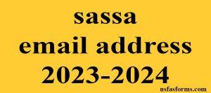 sassa email address 2023-2024