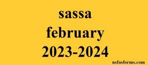 sassa february 2023-2024