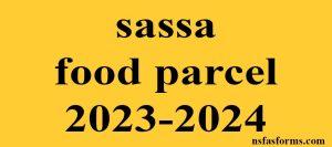 sassa food parcel 2023-2024