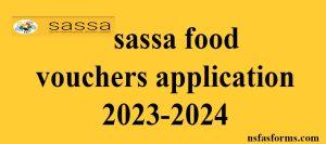 sassa food vouchers application 2023-2024