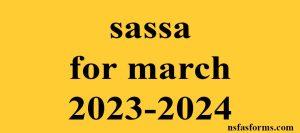 sassa for march 2023-2024
