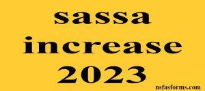 sassa increase 2023